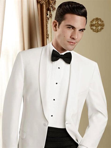 Jean Yves White Dinner Jacket Tuxedo Suit Dinner Jacket Suits