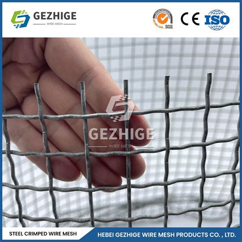 Gezhige Stainless Steel Wire Net Wholesalers Nickel Woven Wire Mesh China Double Crimped Wire