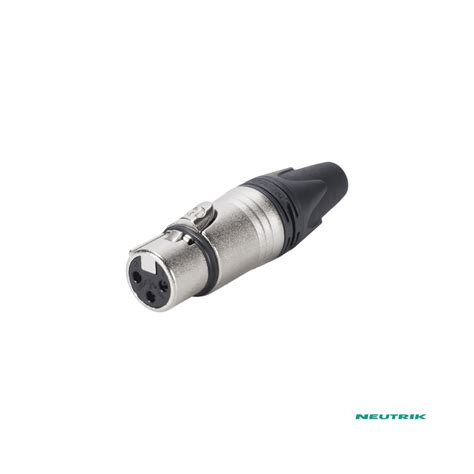 Neutrik Xlr Pins Nc Mxx Male Connector Silver Mic Mod