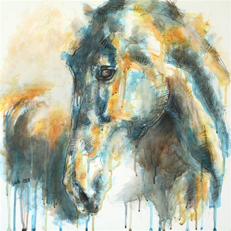 Equine Nude T Painting By Benedicte Gele Saatchi Art