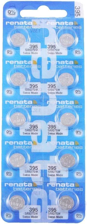 Renata TS 395 10 Batería de óxido de plata paquete de 10 Amazon