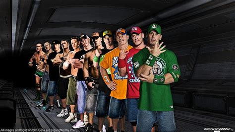 Wwe John Cena In Green Shirt John Cena Logo Hd Wallpaper Pxfuel