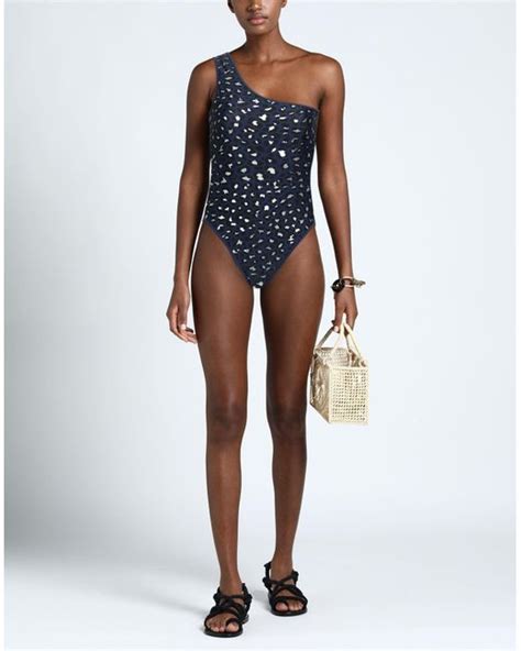 Zadig Voltaire One Piece Swimsuit In Blue Lyst