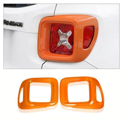 For Jeep Renegade Abs Orange Tail Lamp Cover Rear Light