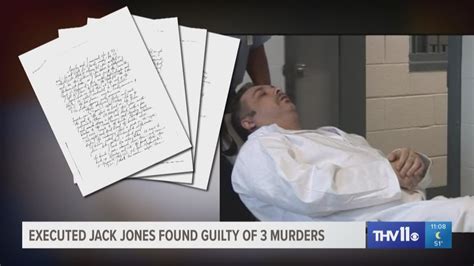 Jack Jones Left A Letter Behind Before He Was Executed Now We Know He