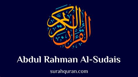 Abdul Rahman Al Sudais Mp3