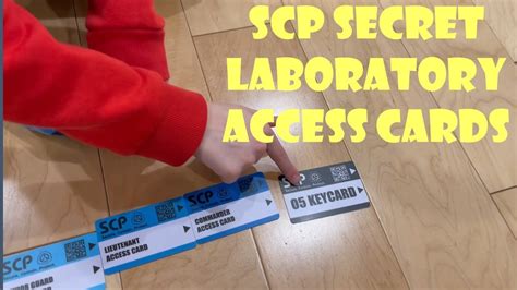 Scp Secret Laboratory Key Cards Scp Access Cards My Collection And