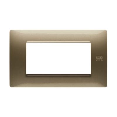 Placca Simon Urmet Nea Flexa Moduli Bronzo Prezzi E Offerte Online