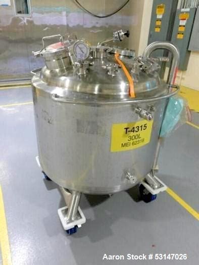 Precision Stainless 300 Liter 80 Gallon Vertical 316L Stainless Steel