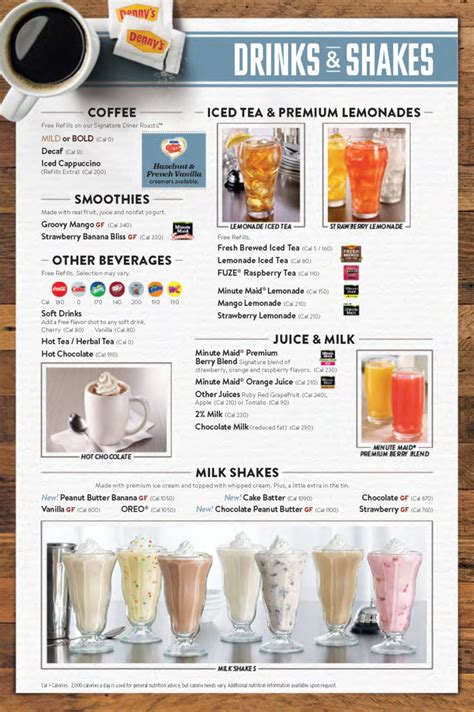 Denny’s Menu | OC Restaurant Guides