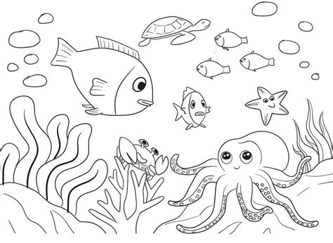Como Desenhar O Fundo Do Mar - 7