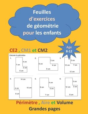 Feuilles D Exercices De G Om Trie Pour Les Enfants De Ce Cm Et Cm