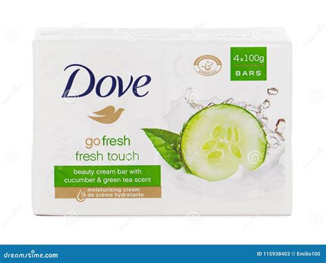 Dove Go Fresh Fresh Touch Beauty Cream Bar Soap Editorial Stock Photo