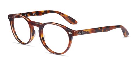 Ray Ban Rb5283 Round Tortoise Frame Eyeglasses Eyebuydirect