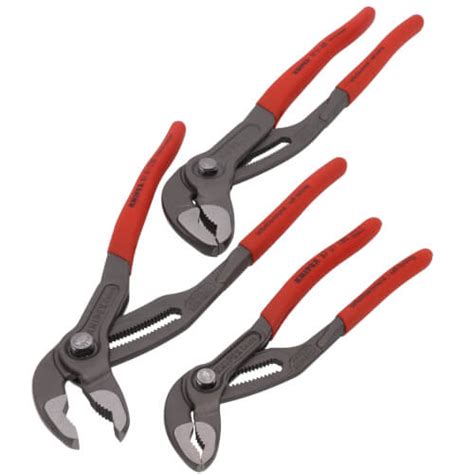 00 20 06 Us1 Knipex 00 20 06 Us1 3 Piece Cobra Water Pump Pliers Set 7 1 4 10 And 12