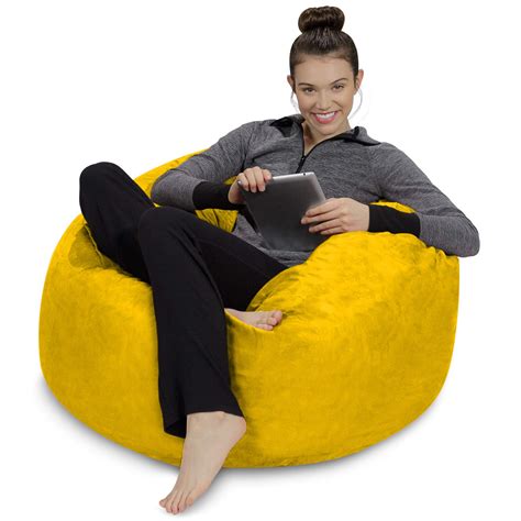 Sofa Sack Plush Ultra Soft Bean Bag Chair Memory Foam Bean Bag Chair With Microsuede Cover