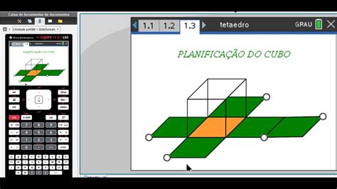 Planificação do cubo YouTube