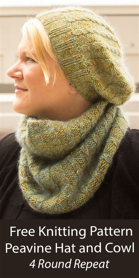 Hat And Cowl Set Knitting Patterns In The Loop Knitting