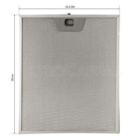 Filtro Metallico Cappa Faber Franke Electrolux Smeg 133 0017 054