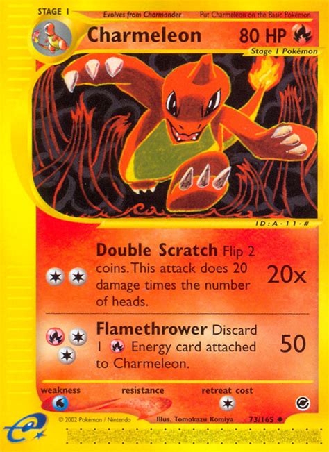 Charmeleon Expedition Base Set Pokemon Card Pikawiz