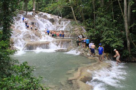 Dunns River Falls The Most Popular Waterfall In Jamaica