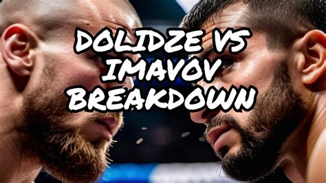 Ufc Vegas Dolidze Vs Imavov Full Card Predictions Youtube