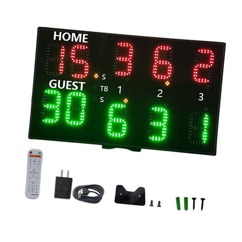 Kesoto Digital Scoreboard Electronic Scoreboard Soccer Referee Table