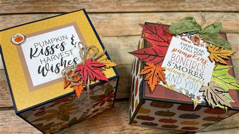 Fall Fever Gift Box Using The Explosion Scoreboard A Country Craft