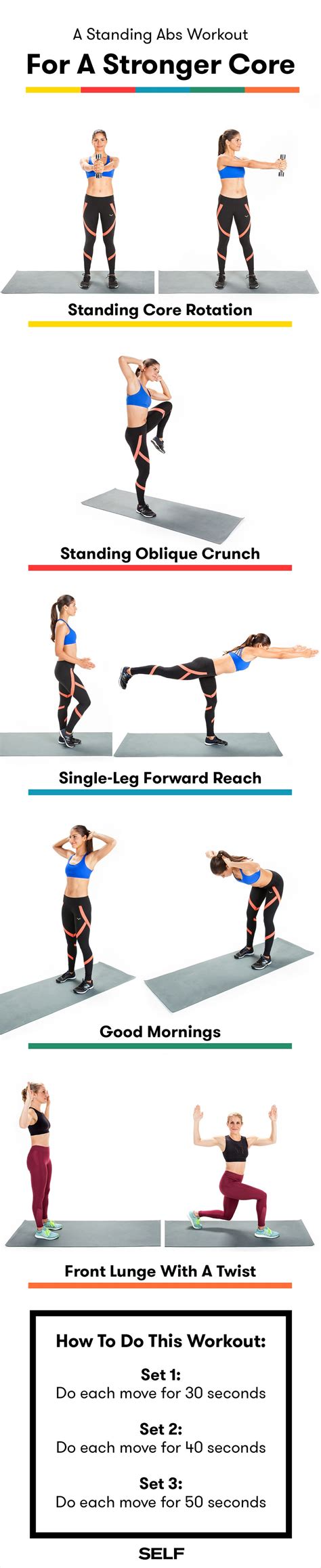 The Standing Abs Workout For A Strong, Firm Core | SELF