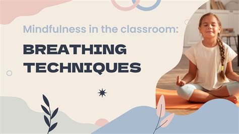 Mindfulness en el aula técnicas de respiración Google Slides