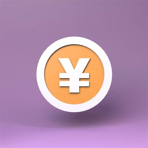 Premium Photo Yen Icon 3d Rendering Illustration