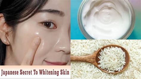 Japanese Rice Mask For Skin Whitening And Magic Remedy To Lighten The