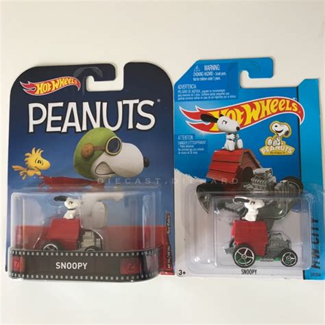 Mattel Hot Wheels PEANUTS Snoopy Lot Retro Entertainment Shopee Malaysia