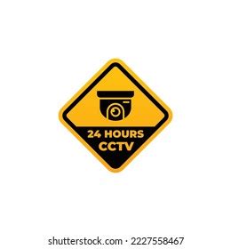 Attention Cctv Operation Symbol Vector Stock Vector Royalty Free