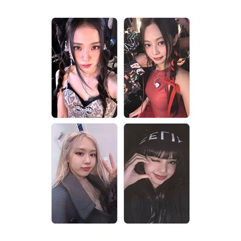 BLACKPINK карточки Vinyl Born Pink Коллекционные фотокарточки ROSE ...