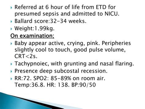 Respiratory Distress In Neonates