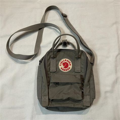 Fjallraven Kanken Sling Crossbody Bag In Fog Like Depop