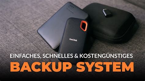 Einfaches Backup System für Fotografen Filmemacher So sicherst du