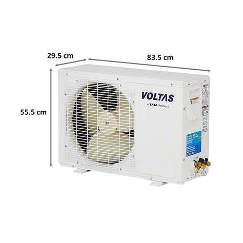 Buy Voltas 1 5 Ton 3 Star Inverter Split AC Hot And Cold Copper Condenser 183VH SZS White
