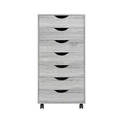 Reviews For Homestock Drawer Gray Oak In H X In W X