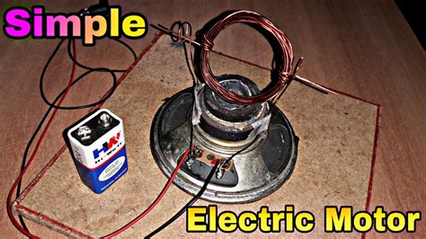 How To Make Simple Electric Motor Very Easy For High School Project Youtube