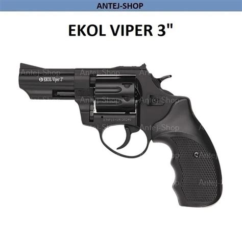 Револьвер под патрон Флобера Ekol Viper 3" (черный) Револьвер флобера ...