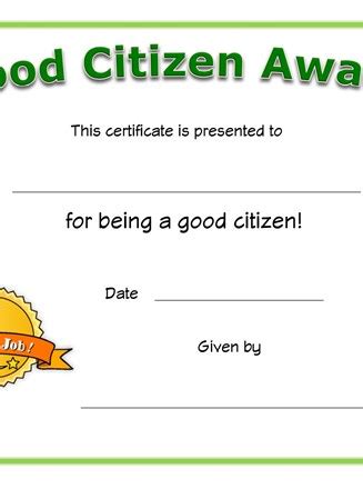 Total 41+ imagen good citizen award - Abzlocal.mx