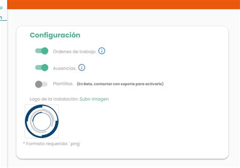 A Adir El Logo De La Empresa Al Sitio Manual App Partes De Trabajo