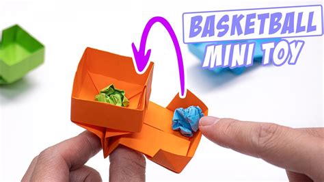 Origami Basketball Moving Paper Toys Mini Toy Basketball Pop It 3 Youtube