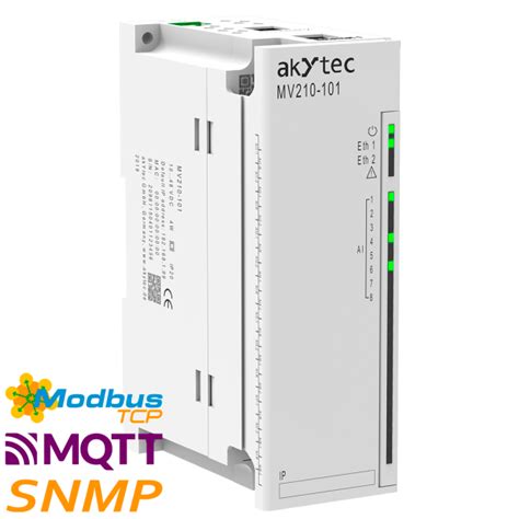 MV210 Analog Input Modules (AI, Modbus TCP, Ethernet) | akYtec