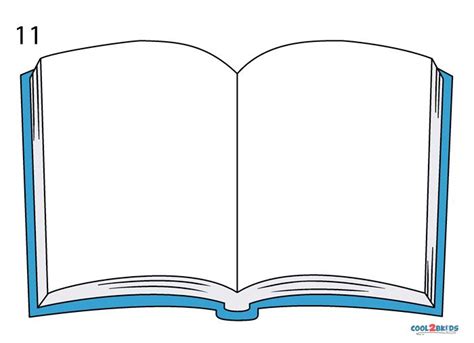 How To Draw A Book Step By Step Pictures Open Book Drawing Book Drawing Front Page Design