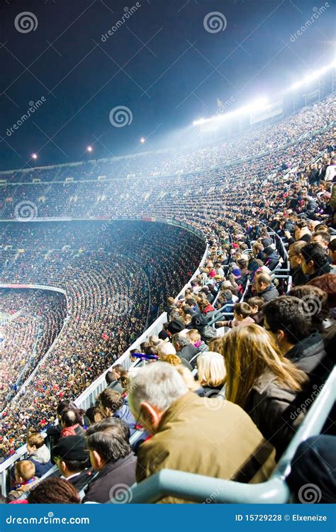 Nou Camp Stadium editorial stock photo. Image of spectator - 15729228