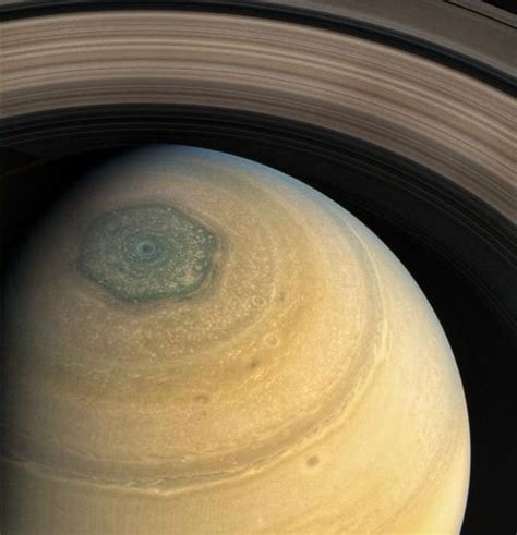 暁 on Twitter RT MAstronomers Saturn s north pole is a hexagon