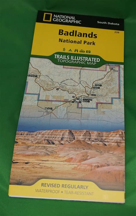 Trails Illustrated Topographic Map - Badlands National Park